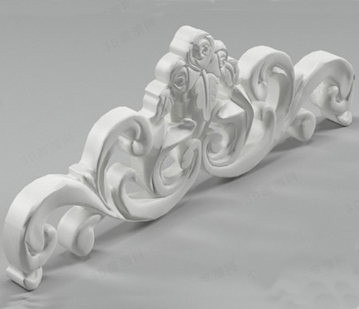 齐齐哈尔GRC欧式山花3D模型
