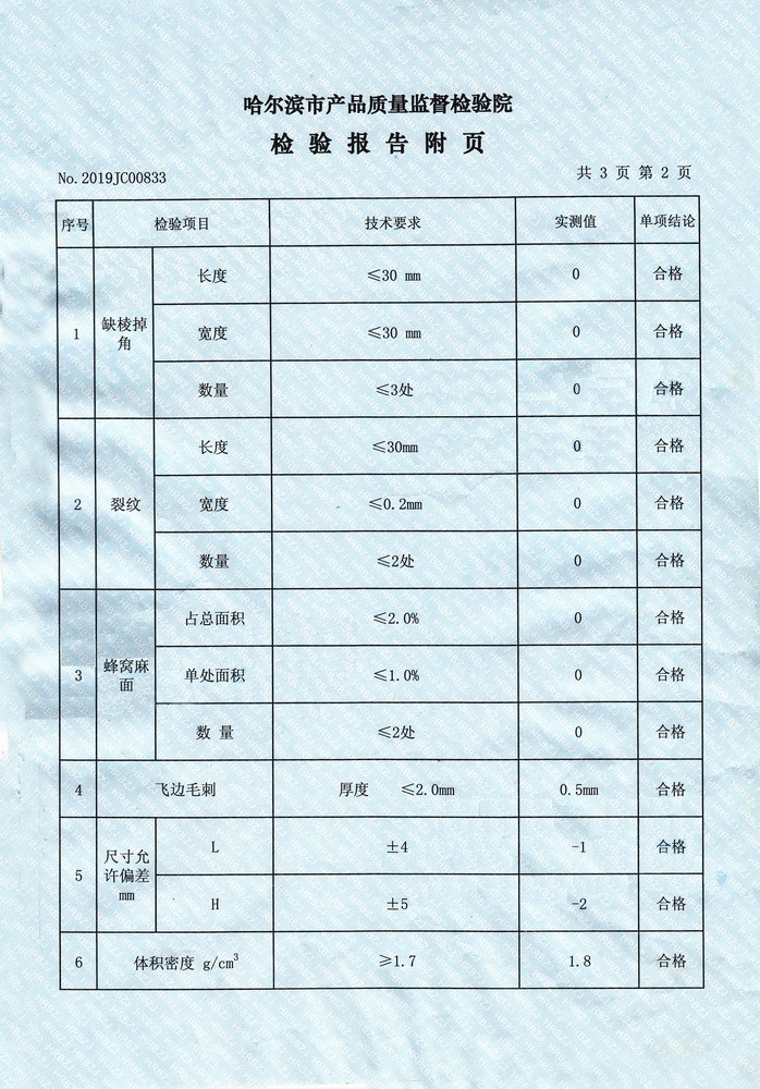 齐齐哈尔检测报告